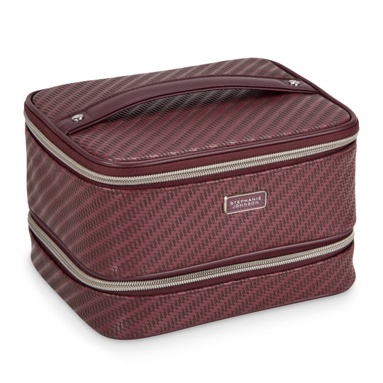 Rosewood Ruby Royale Jenny Train Case banner
