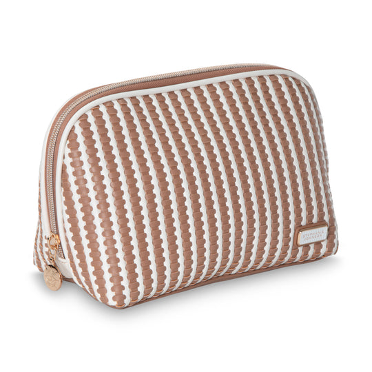 Marbella Mocha Lola Makeup Bag banner